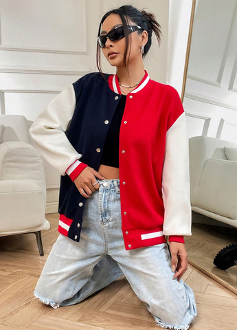 Бомбер SHEIN на кнопках (330776264)