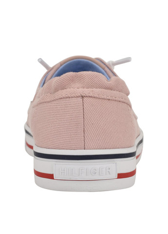 Бледно-розовые мокасины Tommy Hilfiger с логотипом