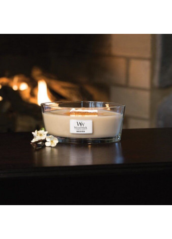 Ароматическая свеча в стекле Ellipse Vanilla Bean 453 г (76112E) WoodWick (227513966)