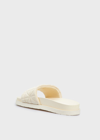 Айвори шлепанцы Gant с логотипом