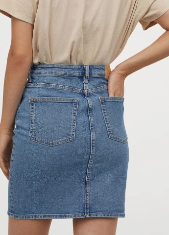 Синяя юбка H&M
