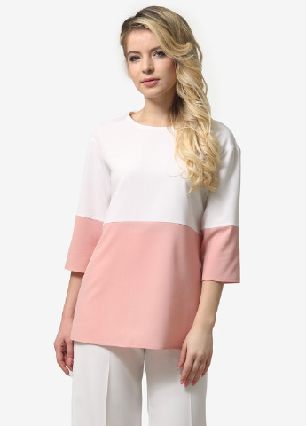 Светло-розовая демисезонная блуза Lila Kass