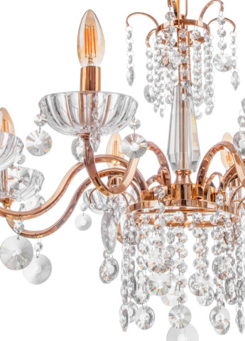 Люстра свічка підвісна кришталева класична BCL-380S/8 E14 Brille (253887591)