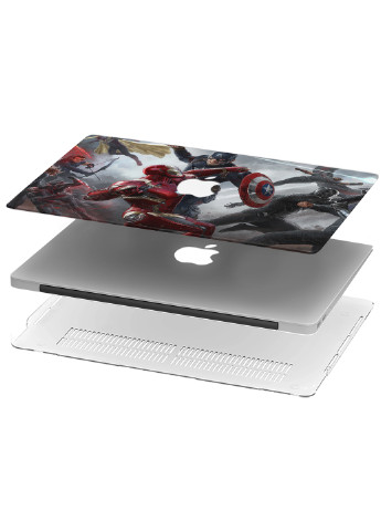 Чехол пластиковый для Apple MacBook 12 A1534 / A1931 Марвел (Marvel) (3365-1687) MobiPrint (218506088)