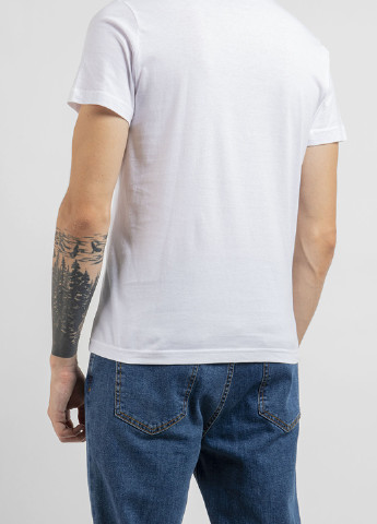 Белая белая футболка с принтом free spirit Ko Samui