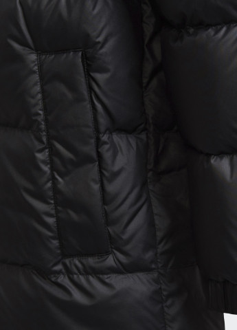 Черная зимняя удлиненный пуховик adicolor adidas