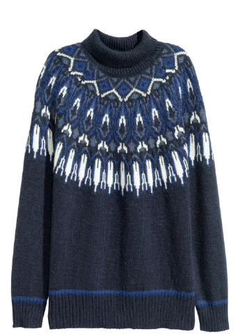 Темно-синій демісезонний светр H&M
