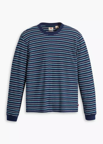 Разноцветный демисезонный кэжуал лонгслив Levi's в полоску