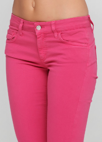 Розовые демисезонные прямые джинсы Liu-Jo