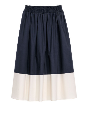 Темно-синяя кэжуал юбка H&M