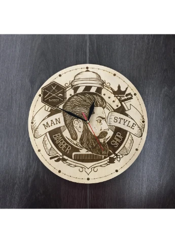 Оригінальні настінні годинники "Man Barber" 7Arts (253566632)
