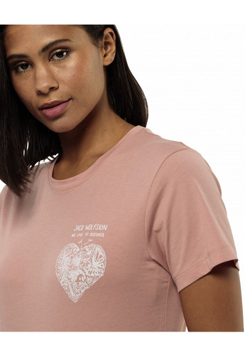 Футболка Jack Wolfskin DISCOVER HEART T W - (292936296)
