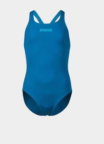 Светло-синий демисезонный купальник слитный Arena TEAM SWIMSUIT SWIM PRO SOLID