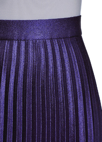 Фиолетовая кэжуал однотонная юбка Oodji миди