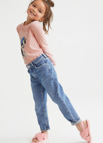 Розовый демисезонный кэжуал лонгслив H&M