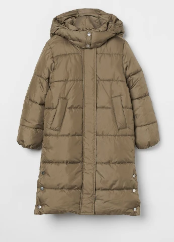 Оливкова куртка зима,оливковий, H&M