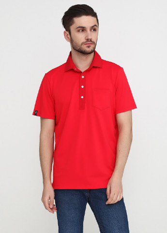 Красная футболка-поло для мужчин Ralph Lauren однотонная