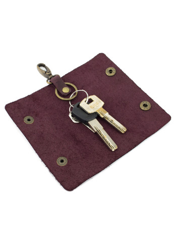 Жіночий подарунковий набір №44 бордовий (гаманець, 2 обкладинки, ключниця) в коробці HandyCover (206521416)