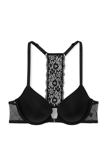 Черный демисезонный комплект (бюстгальтер, трусики) Victoria's Secret