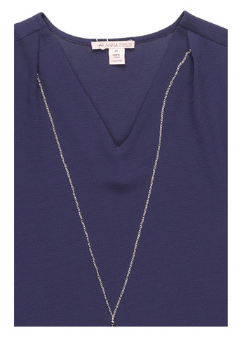 Тёмно-синяя блуза Anna Field