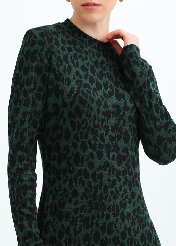 Темно-зелена кежуал сукня Whistles леопардовий