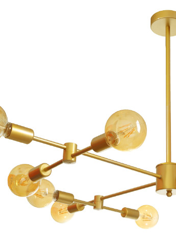 Люстра стельова на 12 лампочок BR-01 615S/12 E27 G Brille (252372208)