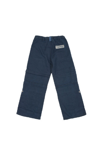 Синие кэжуал демисезонные брюки со средней талией Miniconf
