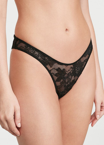 Черный демисезонный комплект (бюстгальтер, трусики) Victoria's Secret