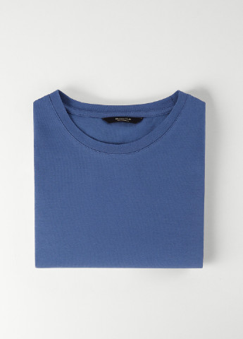 Светло-синяя футболка Massimo Dutti