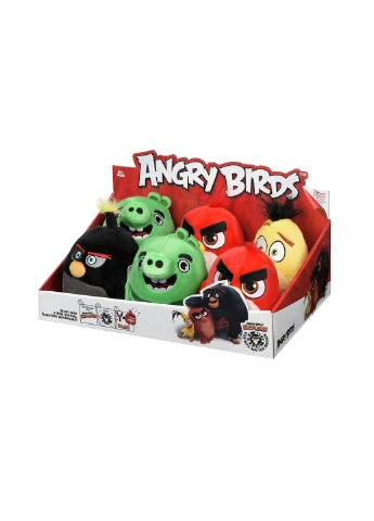 Мягкая игрушка Angry Birds ANB Little Plush Бомб Jazwares (252242404)