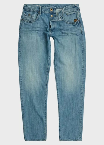 Синие демисезонные регюлар фит джинсы G-Star Raw