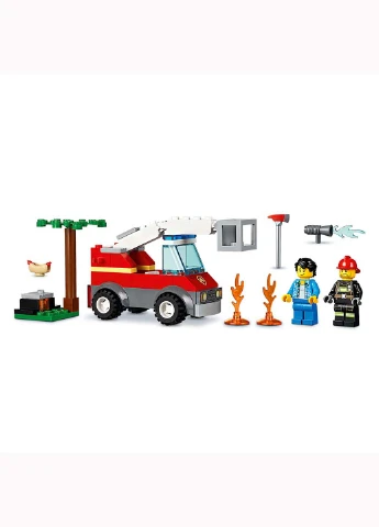 Конструктор LEGO City Пожар на пикнике 64 элемента (158428583)