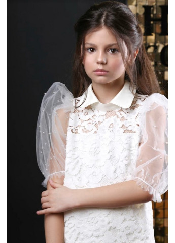Молочное платье нарядное Mone (206868840)