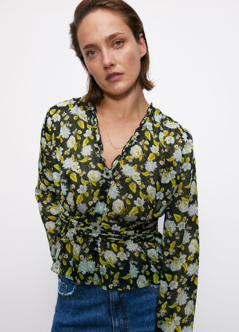 Чёрная блуза Zara