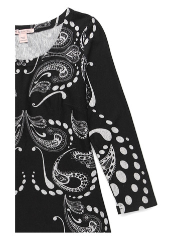 Черно-белое кэжуал платье а-силуэт Anna Field с рисунком