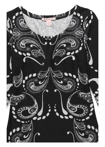 Черно-белое кэжуал платье а-силуэт Anna Field с рисунком