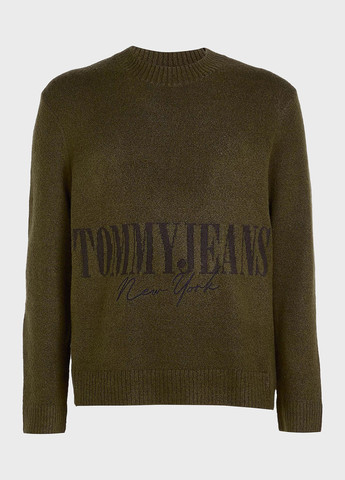 Зеленый демисезонный свитер джемпер Tommy Jeans