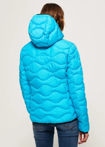 Голубая демисезонная куртка Superdry