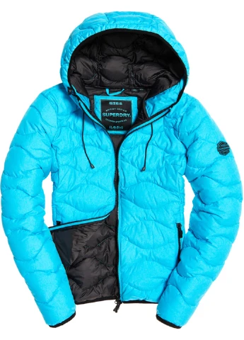 Голубая демисезонная куртка Superdry