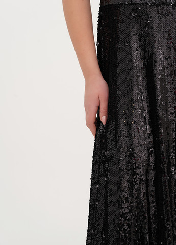 Черное вечернее платье а-силуэт Boohoo однотонное