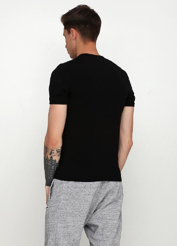 Черная футболка чоловіча new high emotion m чорний 531 Cornette