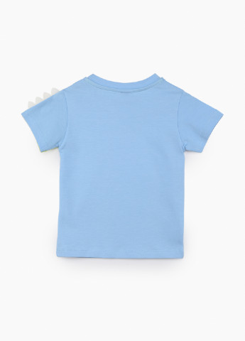 Блакитний літній костюм (футболка, шорти) спідничний Bay Gree