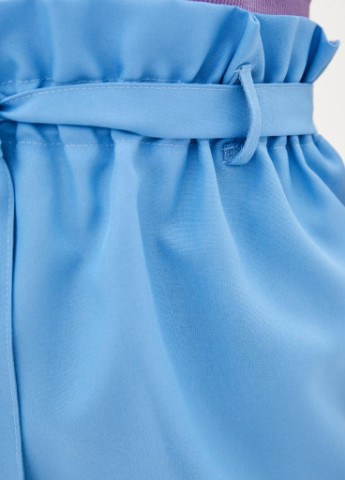 Голубая кэжуал однотонная юбка Podium колокол