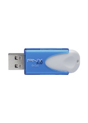 Флеш пам'ять USB Attache 4 64GB Blue (FD64GATT430-EF) PNY флеш память usb pny attache 4 64gb blue (fd64gatt430-ef) (135526995)