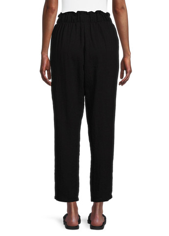 Черные кэжуал демисезонные укороченные брюки Calvin Klein