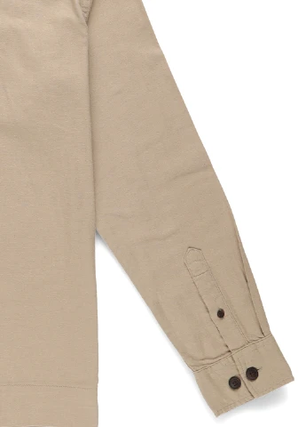 Бежевая кэжуал рубашка однотонная Jack & Jones