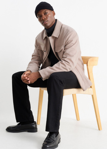 Бежева демісезонна куртка куртка-піджак C&A