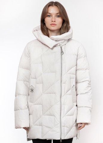 Молочна зимня куртка Visdeer