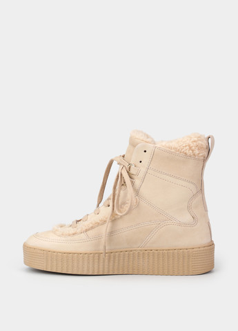 Осенние ботинки Tommy Hilfiger с мехом из натуральной замши, тканевые