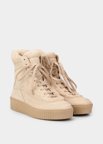 Осенние ботинки Tommy Hilfiger с мехом из натуральной замши, тканевые